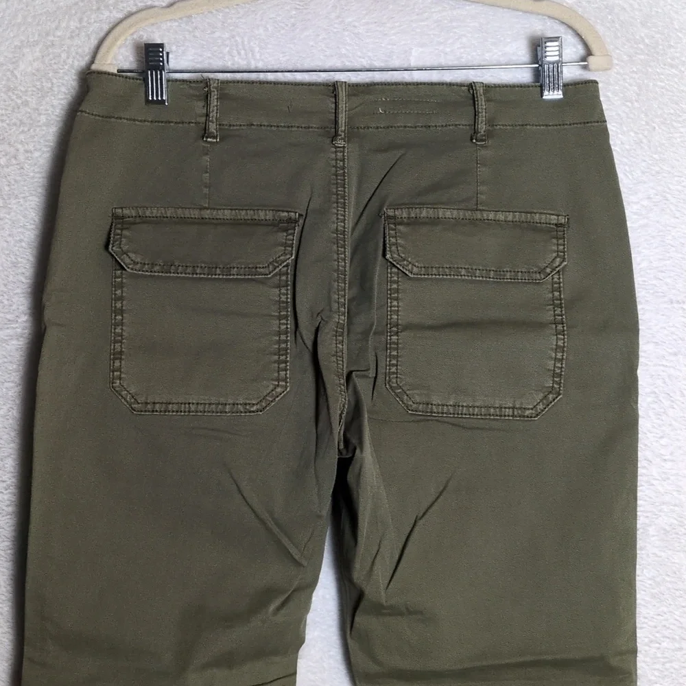 PILCRO Anthropologie Womens Olive Green Waist 29 Petite - Picture 6 of 10